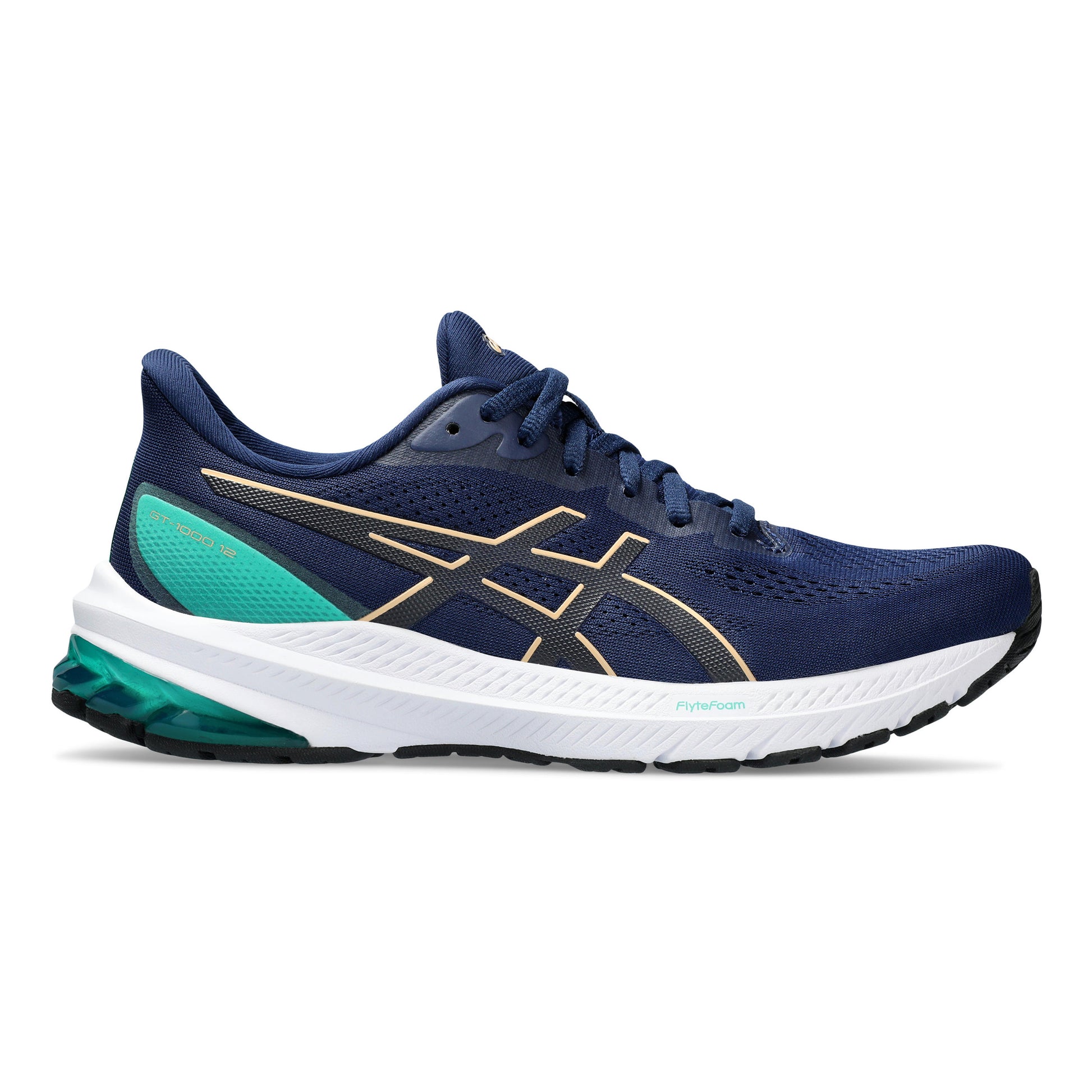 ASICS GT-1000 12 Stabilitätsschuh Damen - dunkelblau, mint