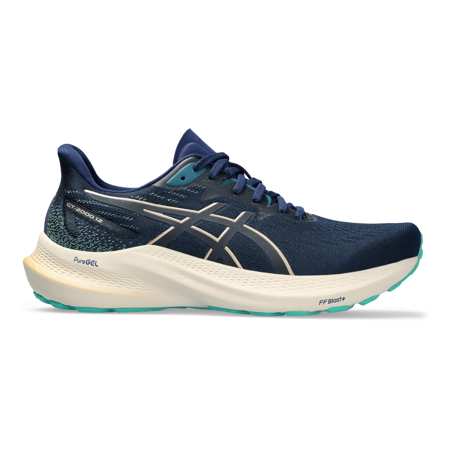 ASICS GT-2000 12 Stabilitätsschuh Damen - dunkelblau, beige