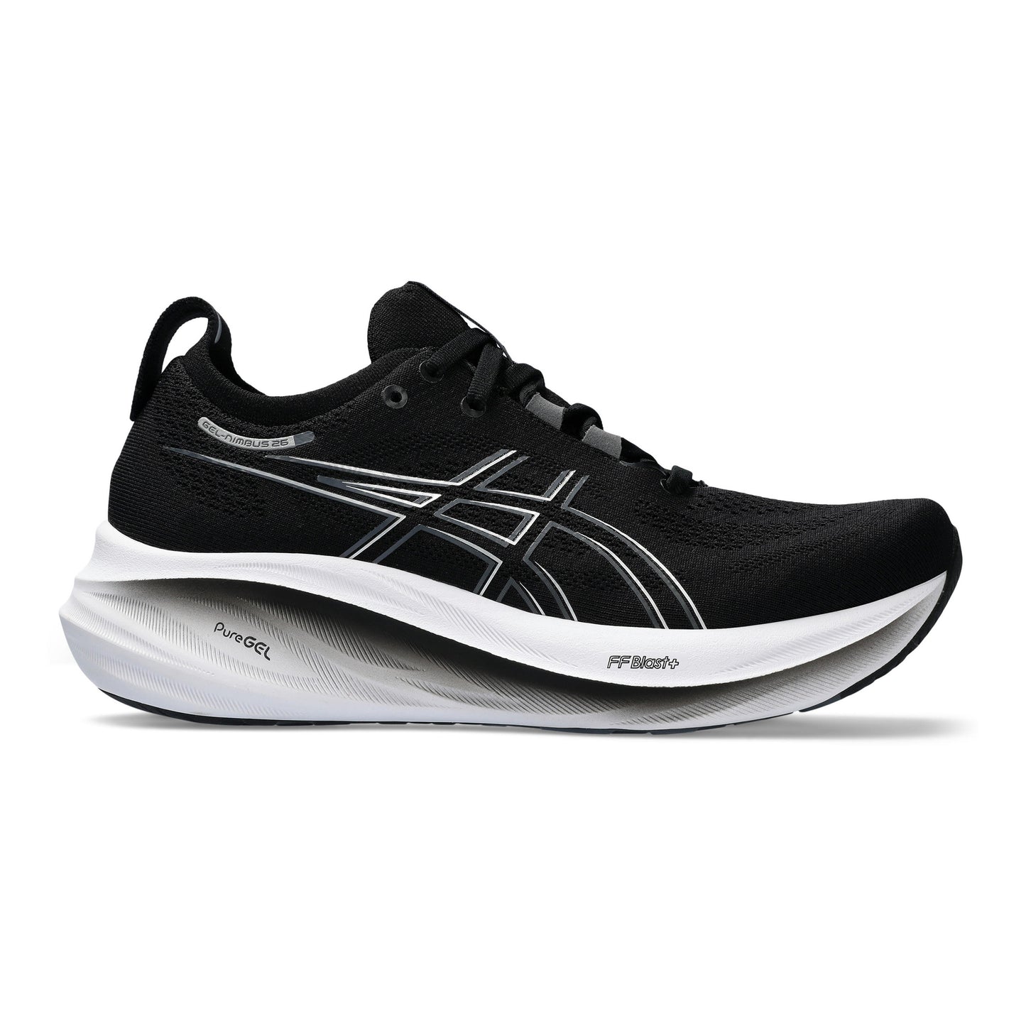 ASICS Gel-Nimbus 26 Neutralschuh Damen - schwarz, grau