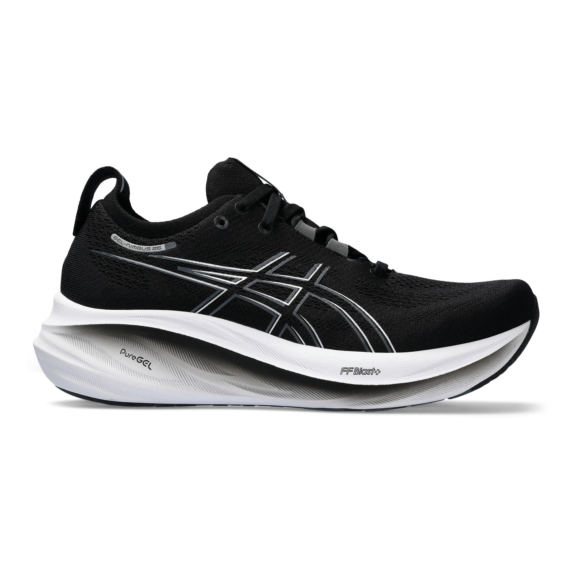 ASICS Gel-Nimbus 26 Neutralschuh Damen - schwarz, grau