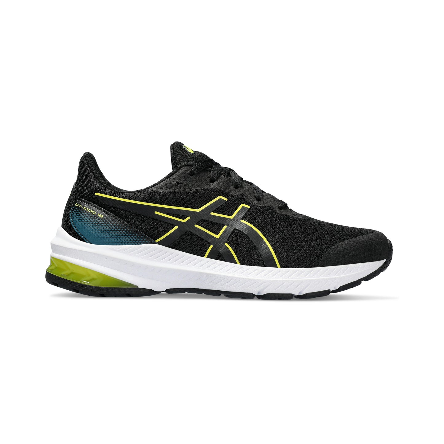 ASICS GT-1000 12 GS Stabilitätsschuh Kinder - schwarz, gelb