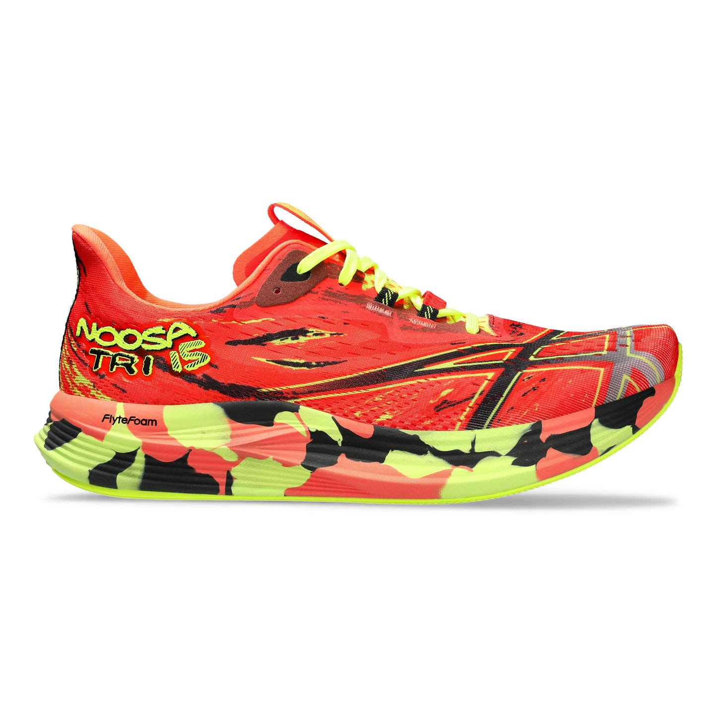 ASICS Noosa Tri 15 Wettkampfschuh Herren - rot, neongelb