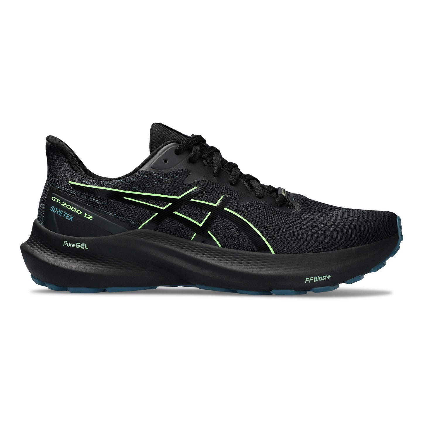 ASICS GT-2000 12 GTX Stabilitätsschuh Herren - schwarz, neongrün
