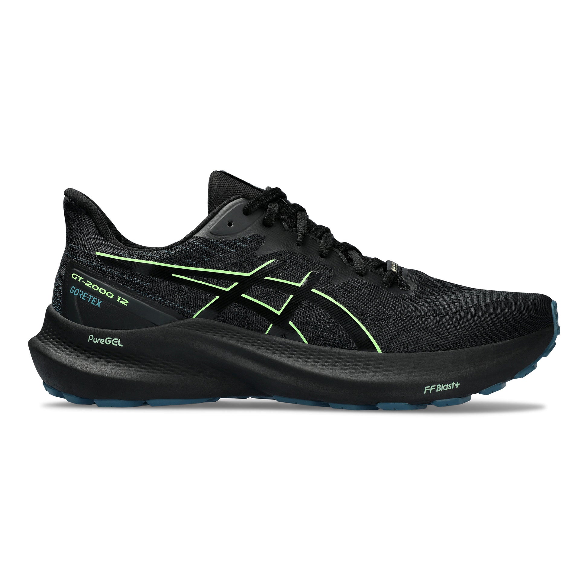 ASICS GT-2000 12 GTX Stabilitätsschuh Herren - schwarz, neongrün
