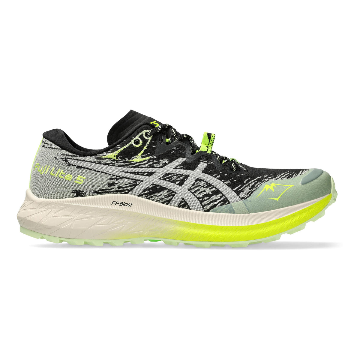 ASICS Fuji Lite 5 Trailschuh Damen - schwarz, beige