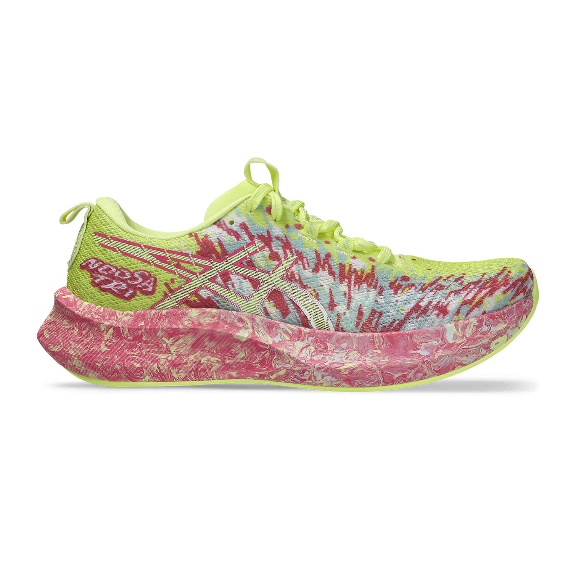 ASICS Noosa Tri 16 Wettkampfschuh Damen-neongrün, koralle