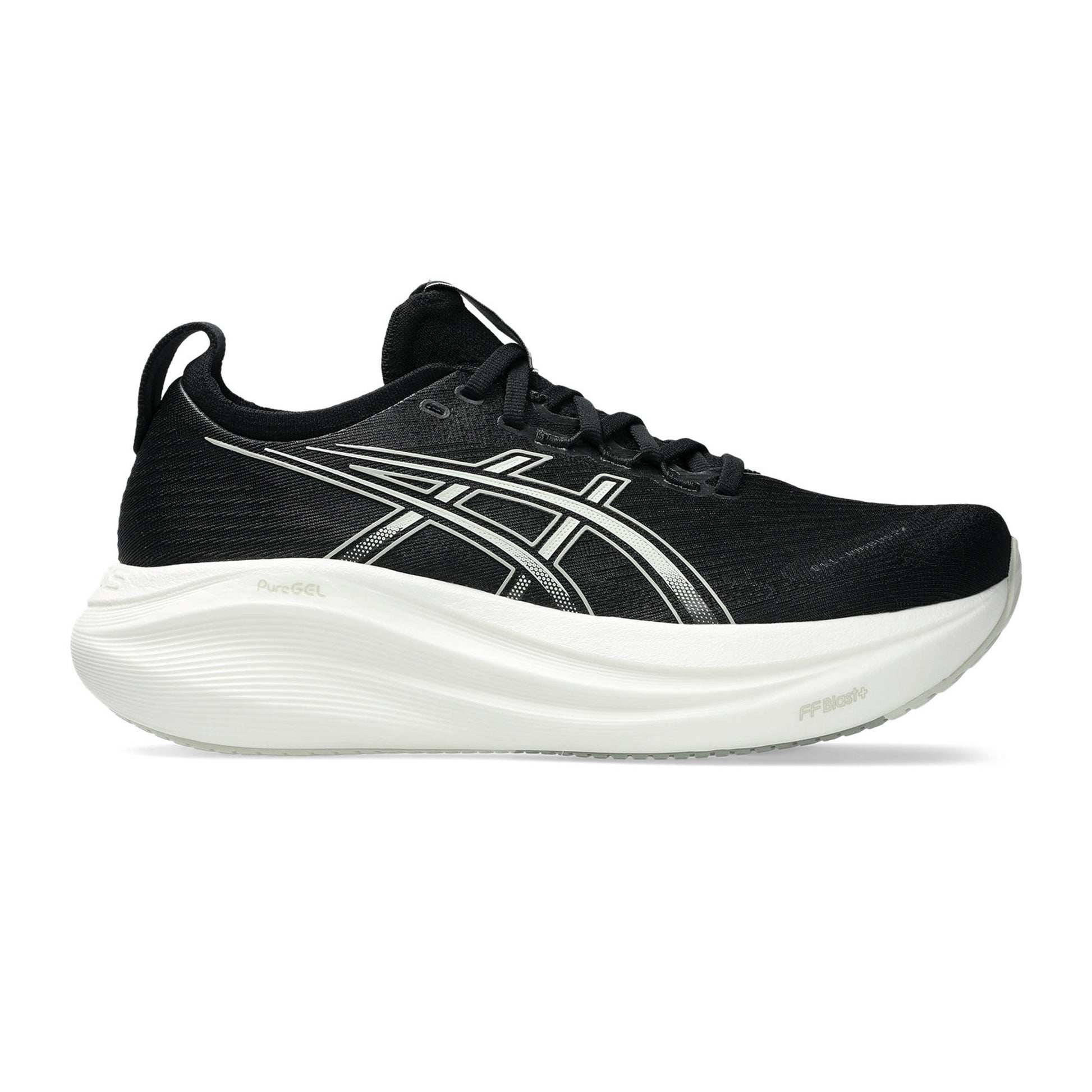 ASICS Gel-Nimbus 27 Neutralschuh Damen-Schwarz,Grau