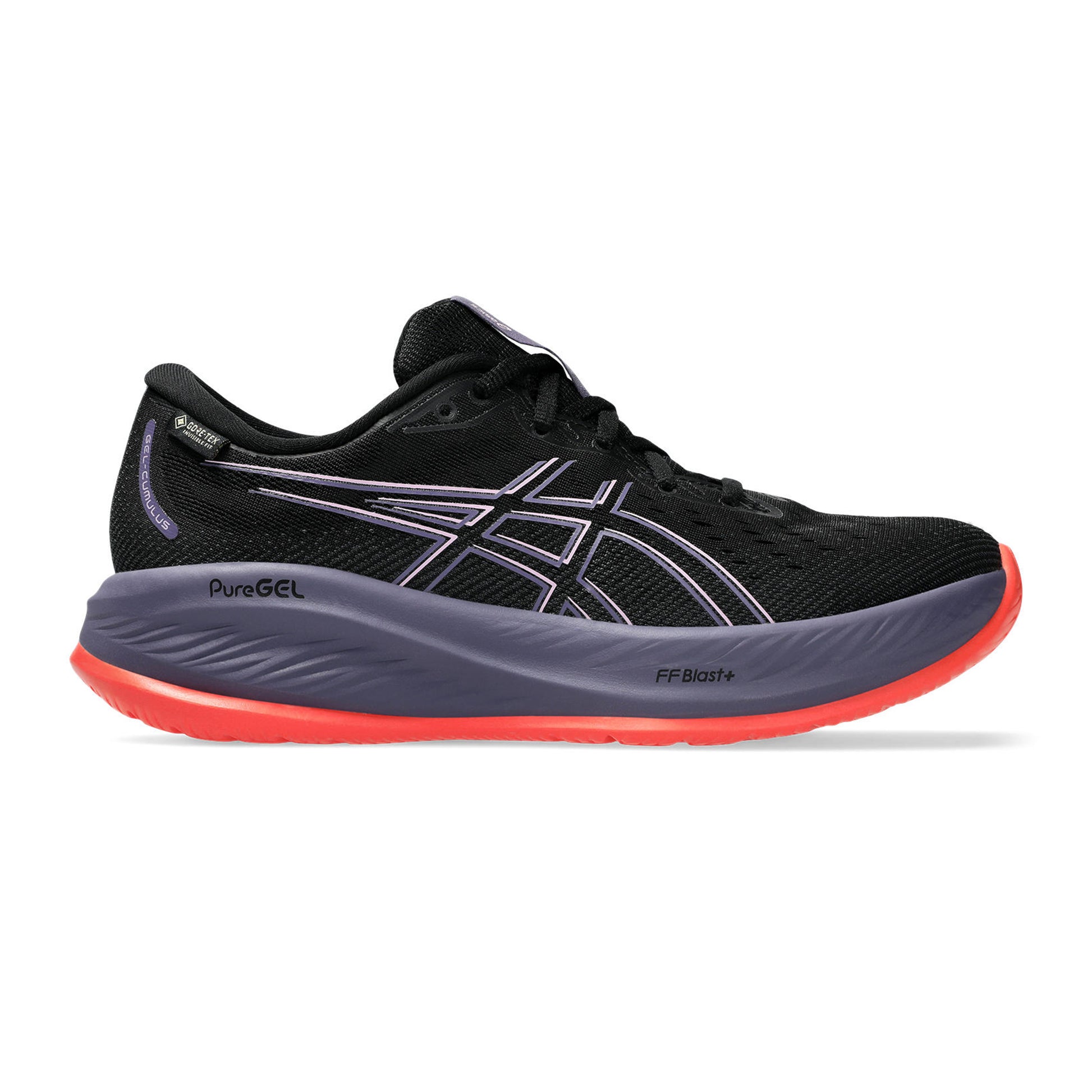 ASICS Gel-Cumulus 26 GTX Neutralschuh Damen-Schwarz,Lila