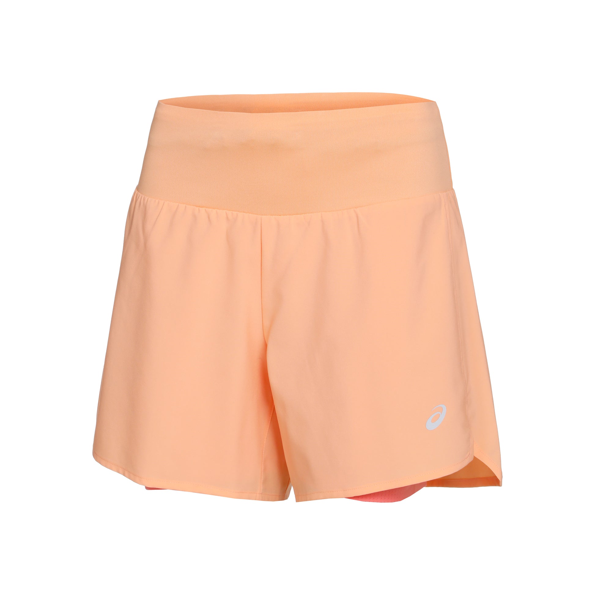 ASICS Road 2in1 5.5in Shorts Damen - apricot,