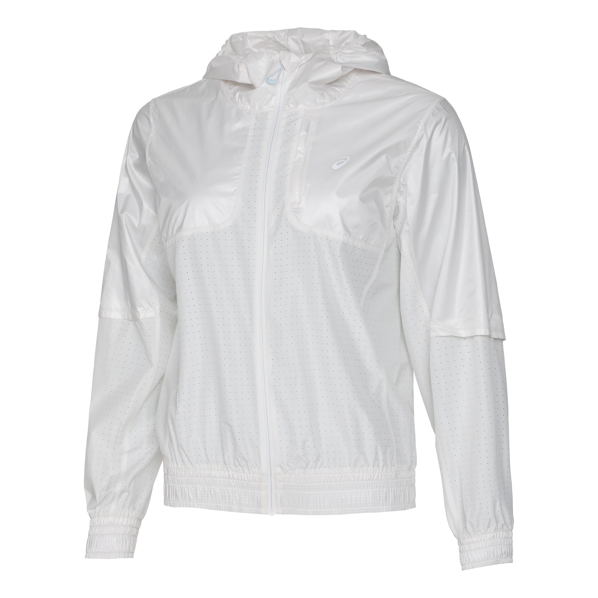 ASICS Nagino Run Laufjacke Damen - weiß,