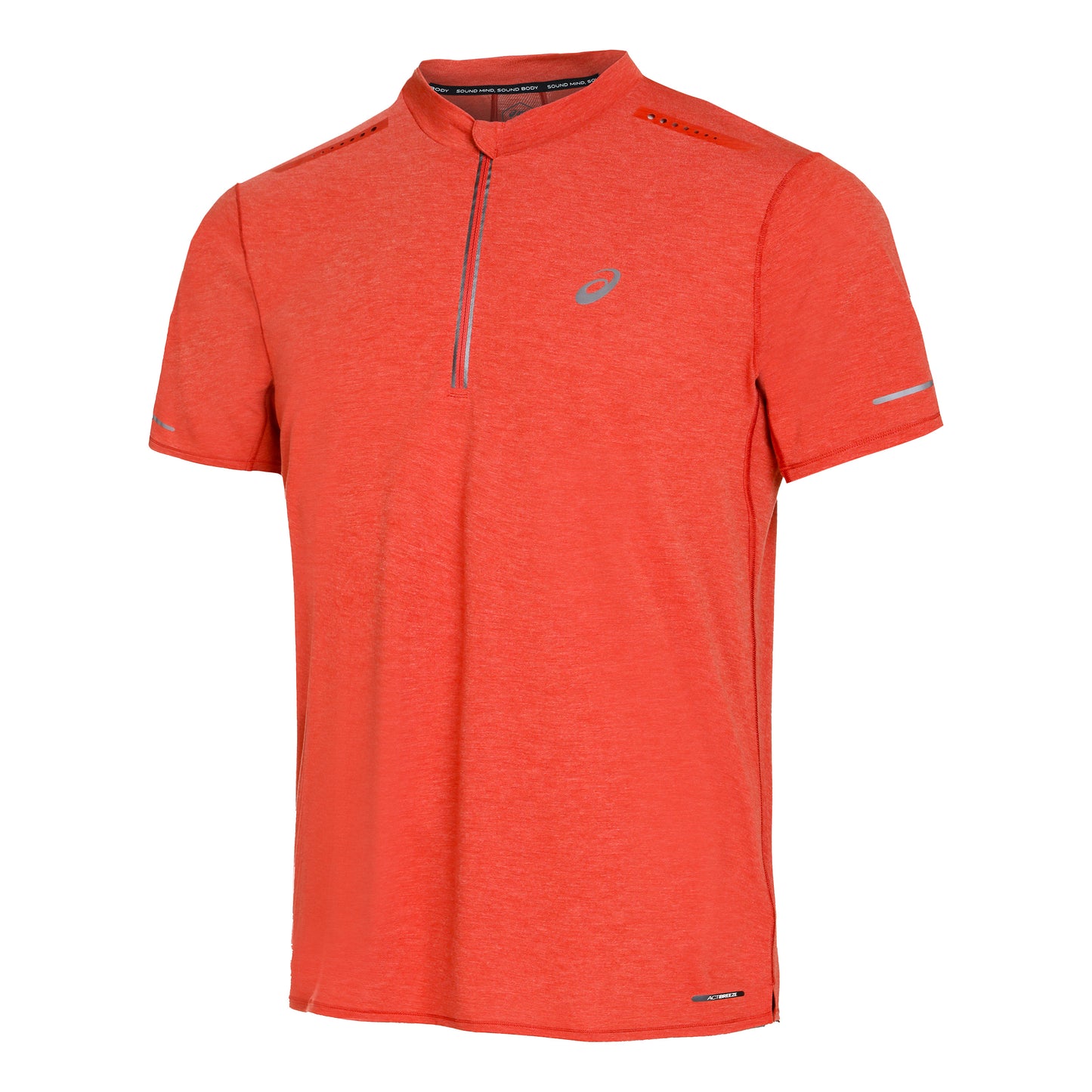 ASICS Metarun Half-Zip Laufshirt Herren - rot,
