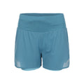 Ventilate 2in1 3.5in Shorts Damen - blau,