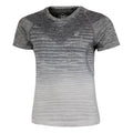 Seamless Laufshirt Damen-Weiß,Grau