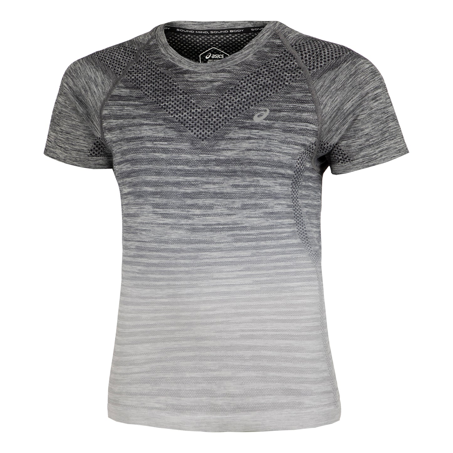 ASICS Seamless Laufshirt Damen-Weiß,Grau