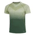 Seamless Laufshirt Herren - oliv, grün