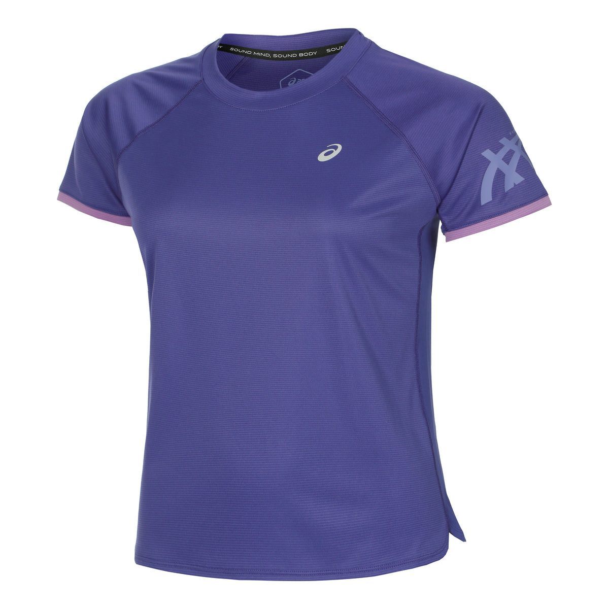 ASICS Icon Laufshirt Damen - blau,