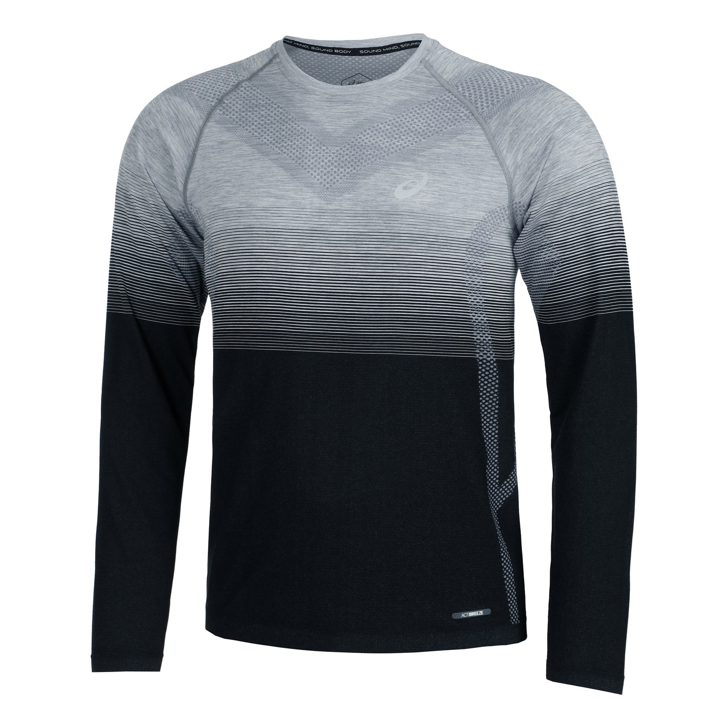 ASICS Seamless Longsleeve Herren - schwarz, grau