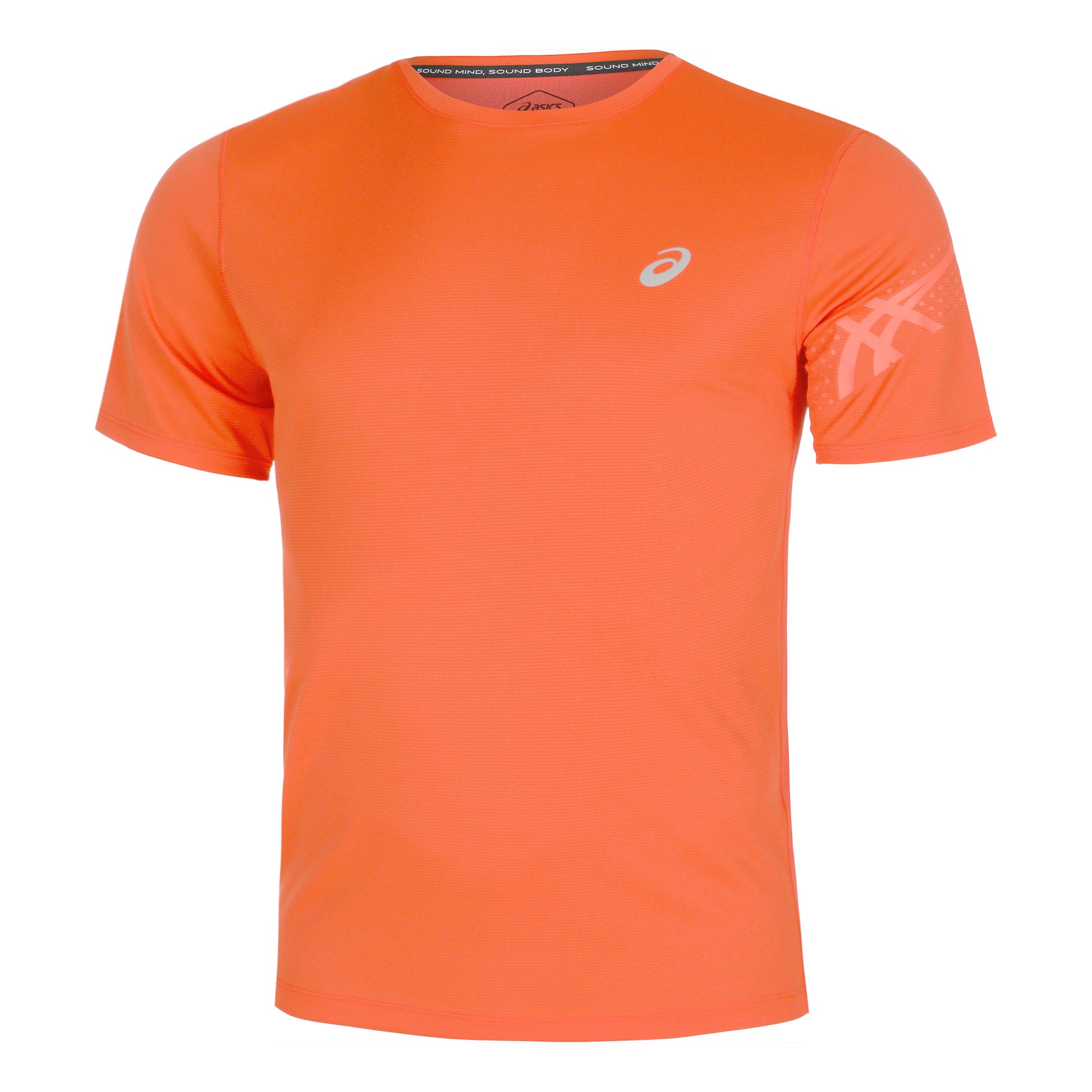 ASICS Icon Laufshirt Herren - rot, orange