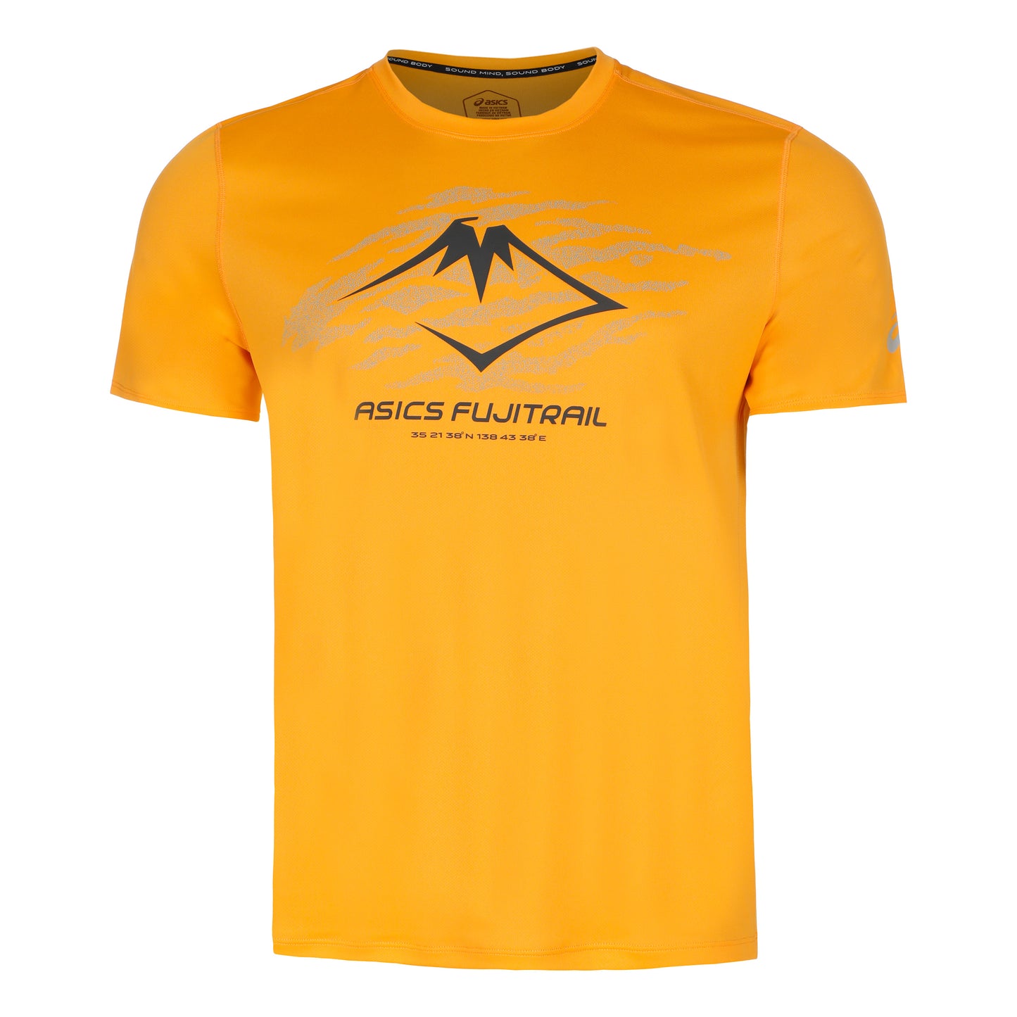 ASICS Fujitrail Logo Laufshirt Herren - gelb,
