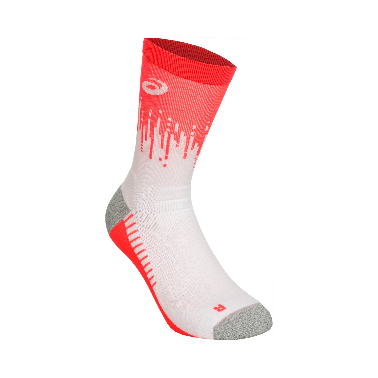 ASICS Performance Run Crew Laufsocken Unisex - weiß, orange