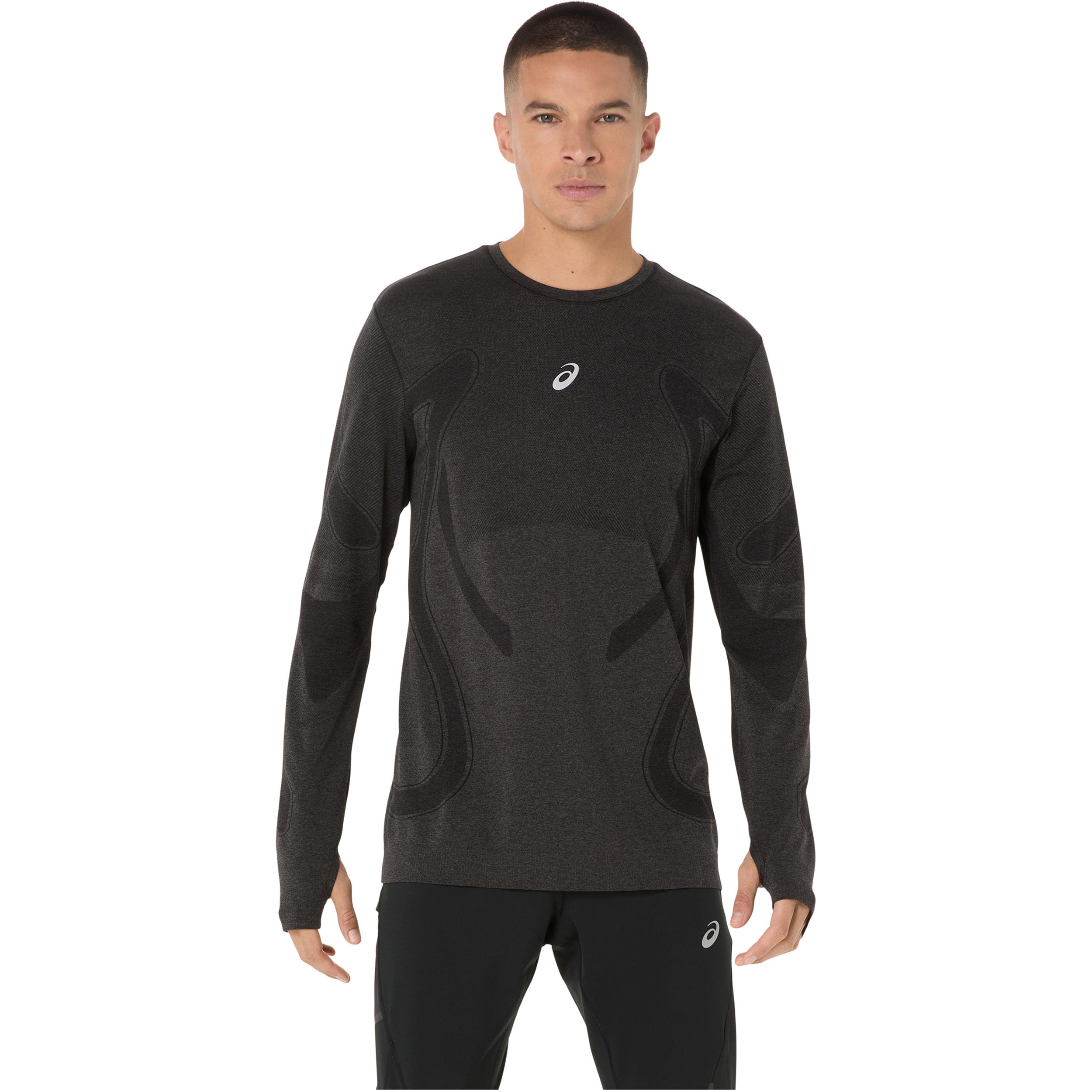 ASICS Road Seamless  Laufshirt Herren - schwarz