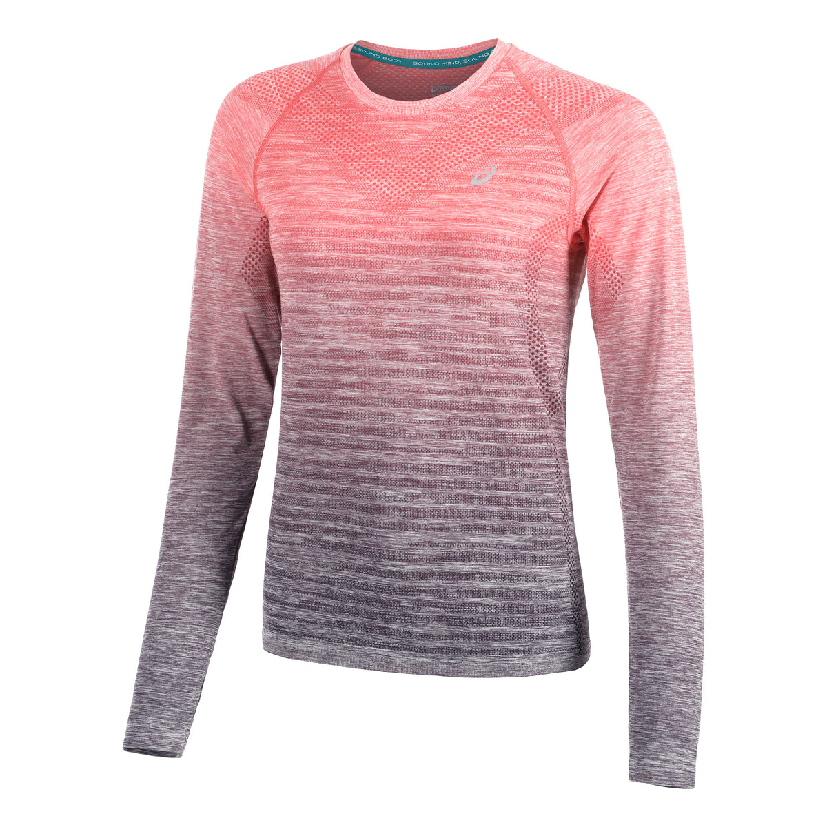 ASICS Seamless Longsleeve Damen - orange, flieder