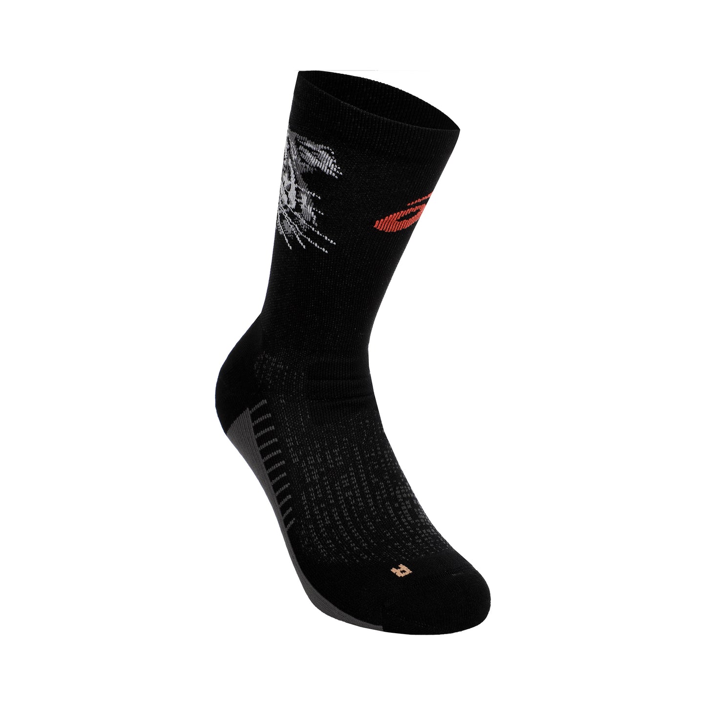 ASICS Performance Run Crew Laufsocken-Schwarz,Orange
