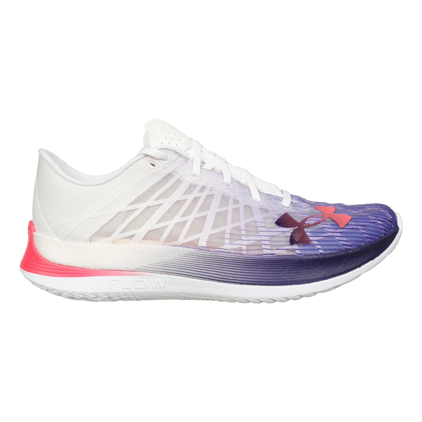 Under Armour Flow Velociti Elite Wettkampfschuh Unisex - weiß, lila