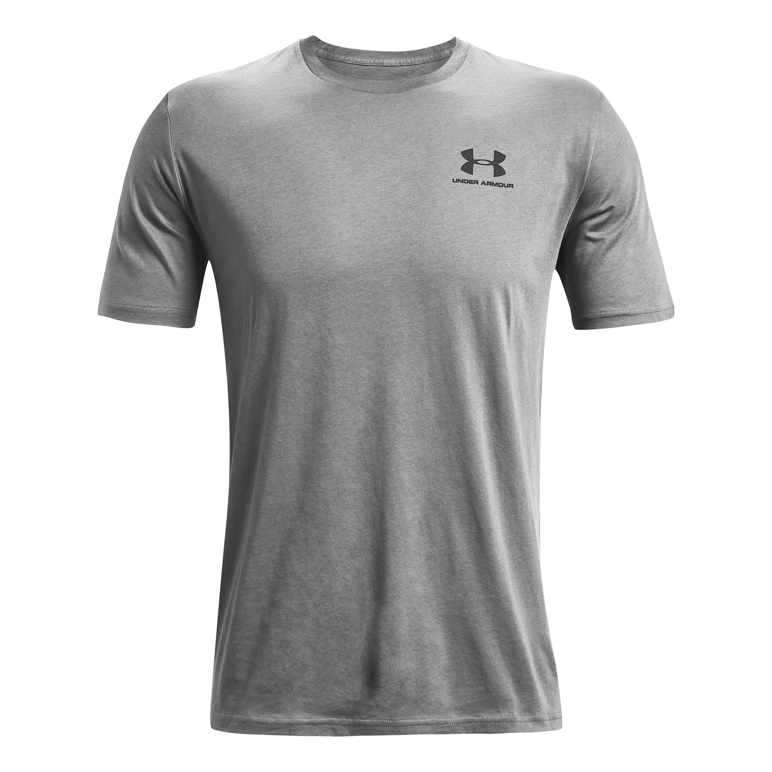 Under Armour Sportstyle Left Chest T-Shirt Herren-Grau,Schwarz