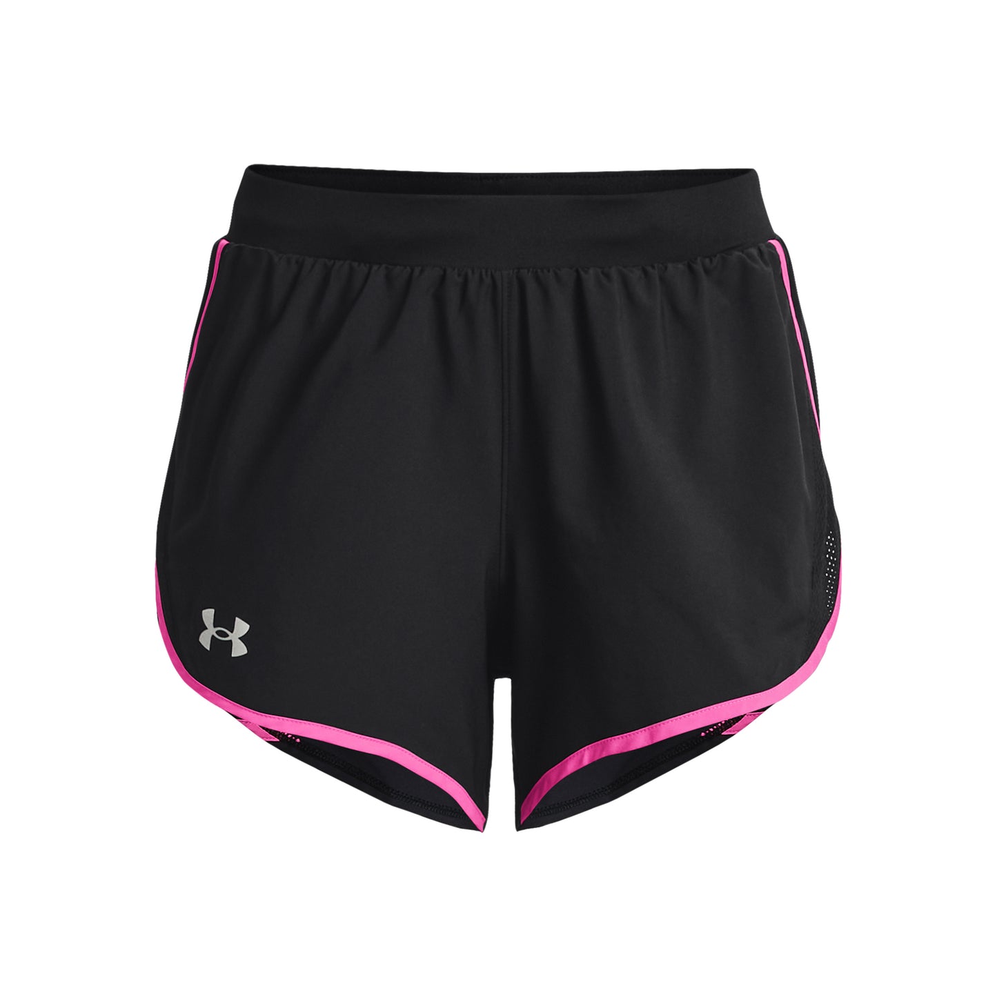 Under Armour Fly By 2.0 Shorts Damen - schwarz, pink