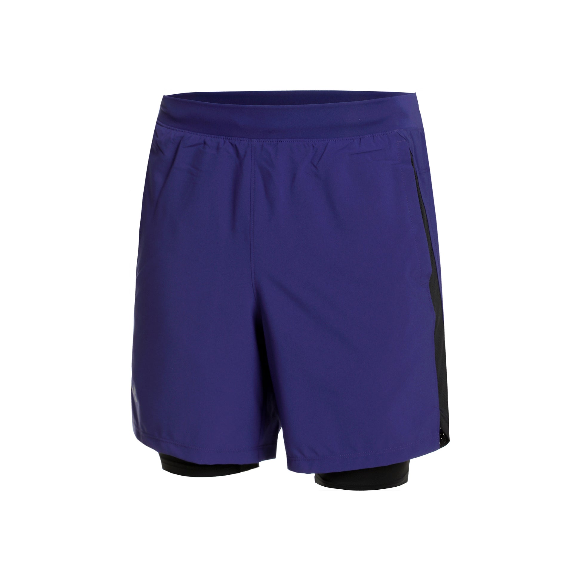 Under Armour Launch 7in 2in1 Shorts Herren - blau, schwarz