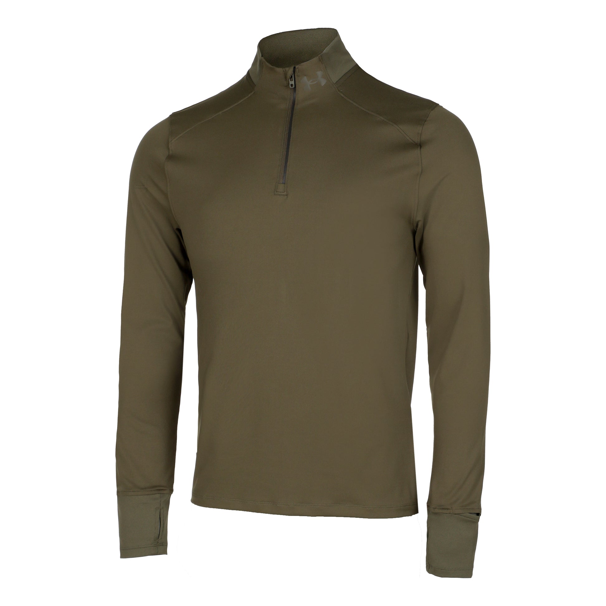 Under Armour Qualifier Run 1/4 Zip Laufshirt Herren - grün,