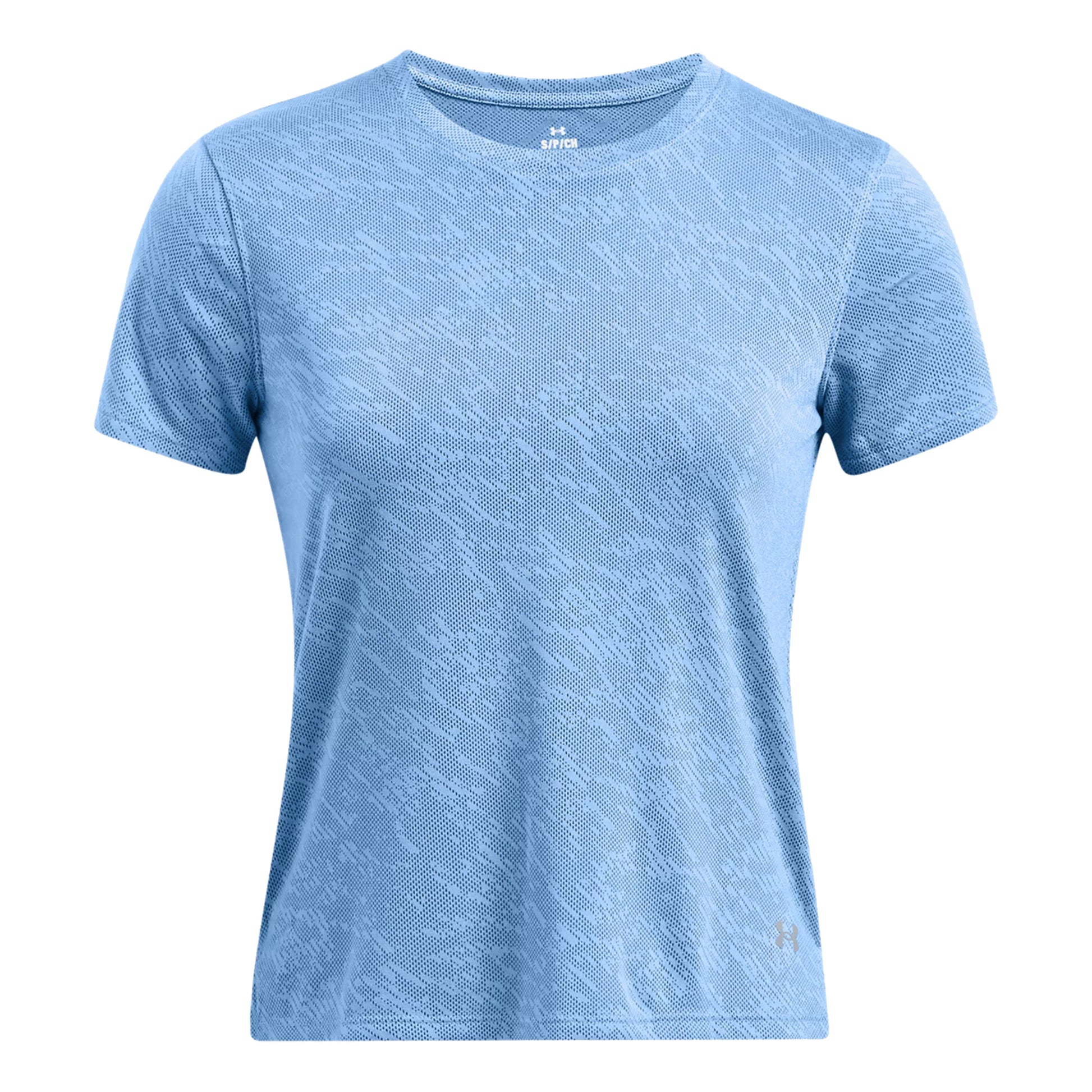 Under Armour Launch Camo Laufshirt Damen - dunkelblau,