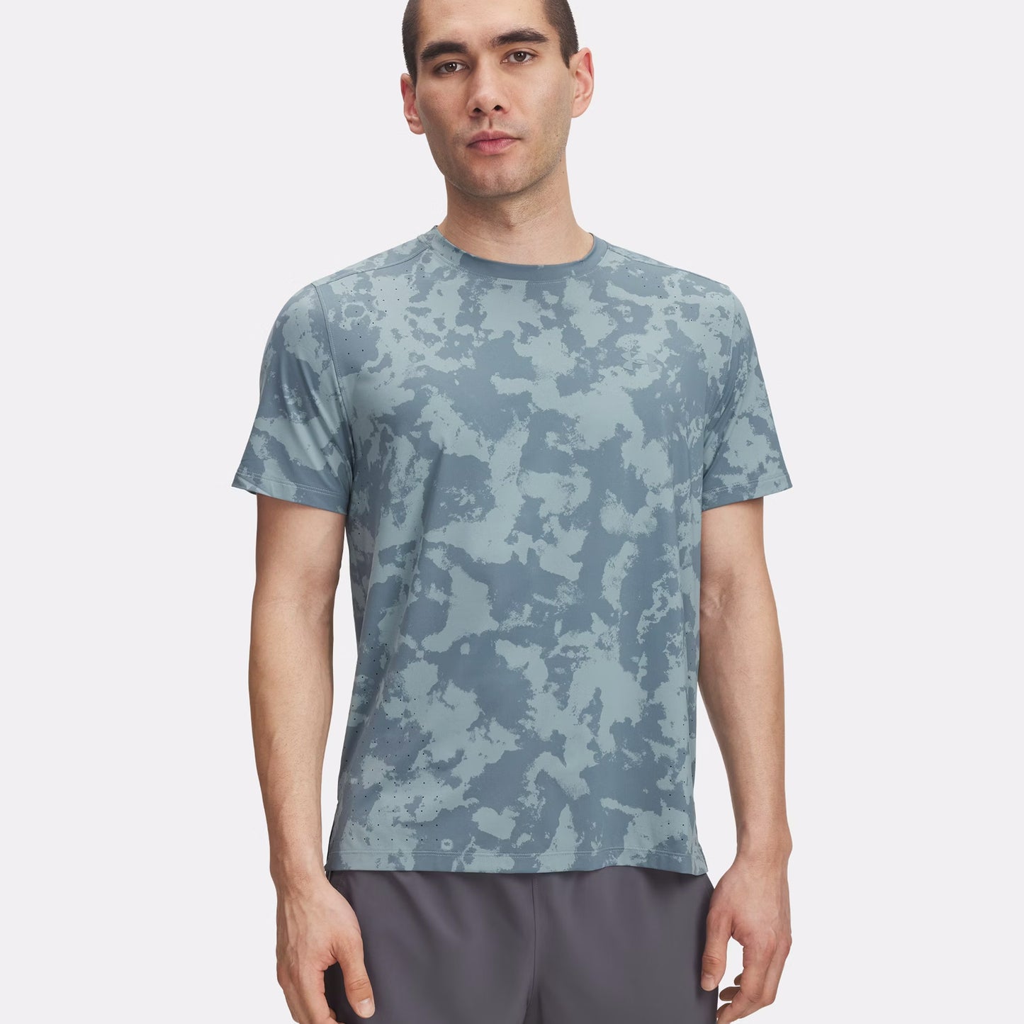 Under Armour Launch Elite Print Laufshirt Herren-Petrol,Blaugrau