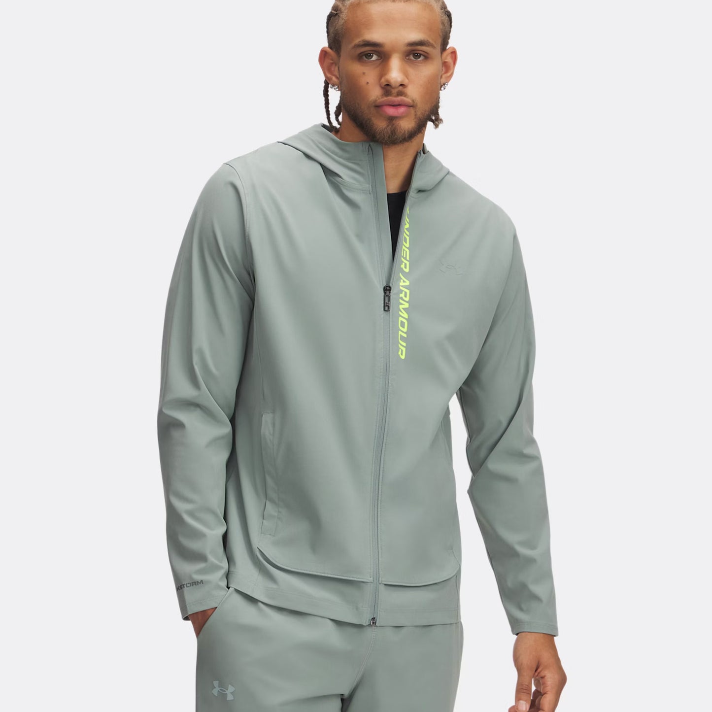 Under Armour Outrun The Storm Laufjacke Herren-Grün