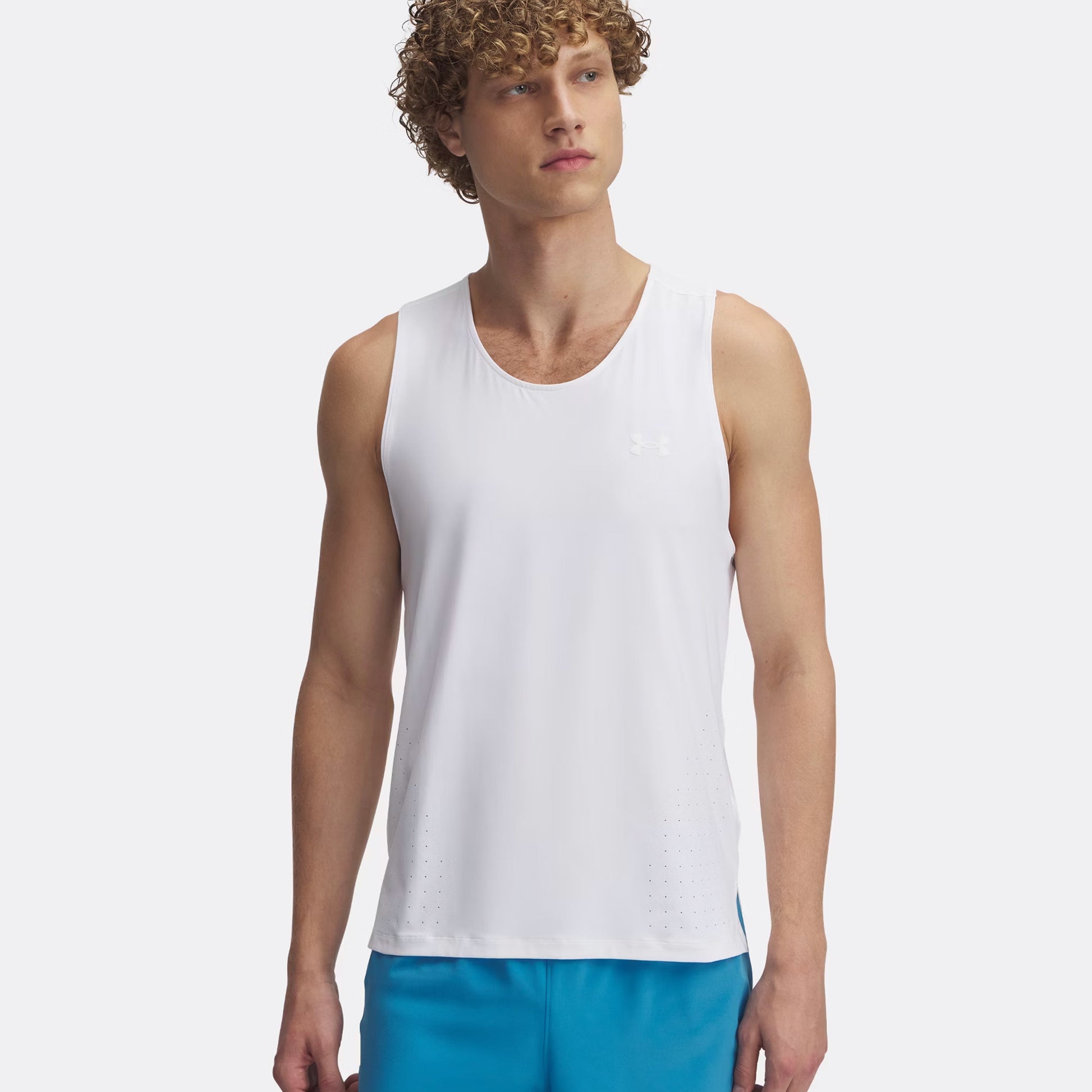 Under Armour Launch Elite Laufshirt Herren-Weiß