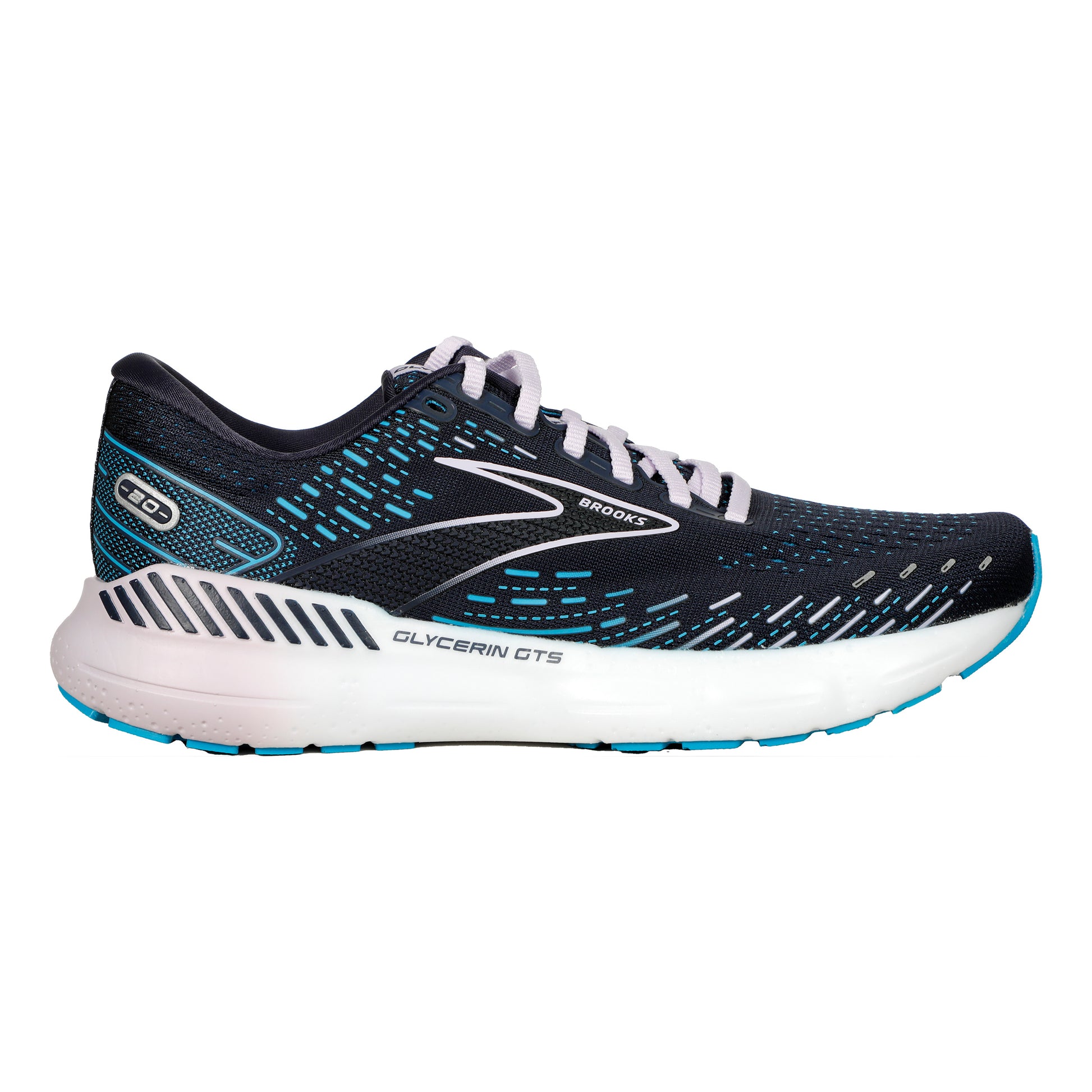 Brooks Glycerin GTS 20 Neutralschuh Damen - dunkelblau, lila