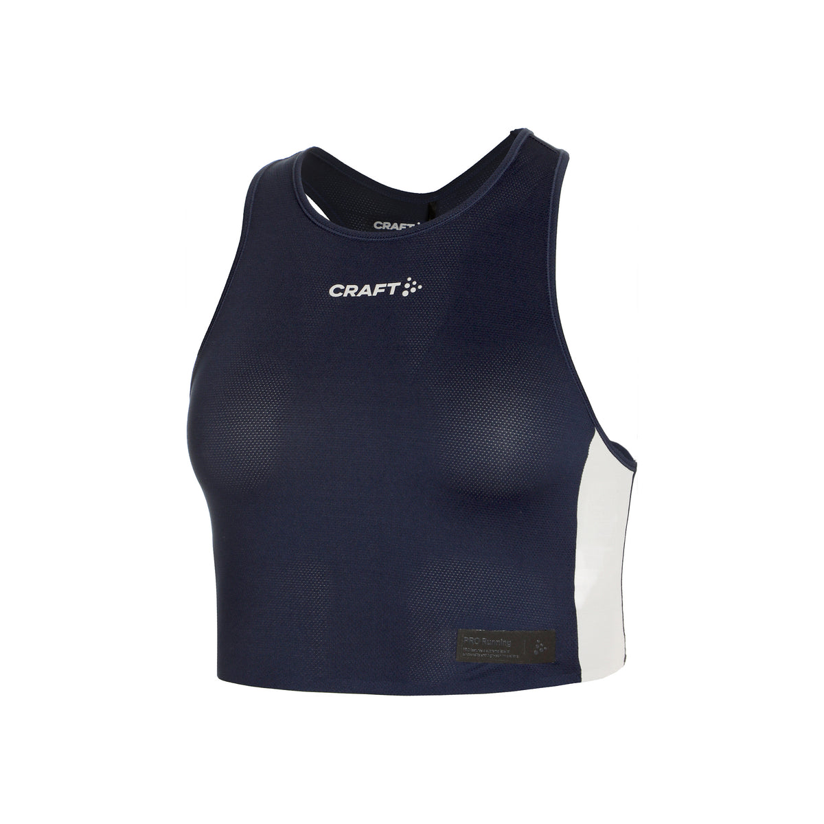 Craft Pro Hypervent Cropped Laufshirt Damen-Dunkelblau