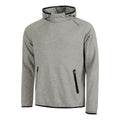Crew Hood Hoody Herren - grau,