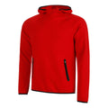 Crew Hood Hoody Herren - rot,