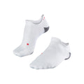 RU5 Race Invisible Laufsocken Damen-weiß, grau