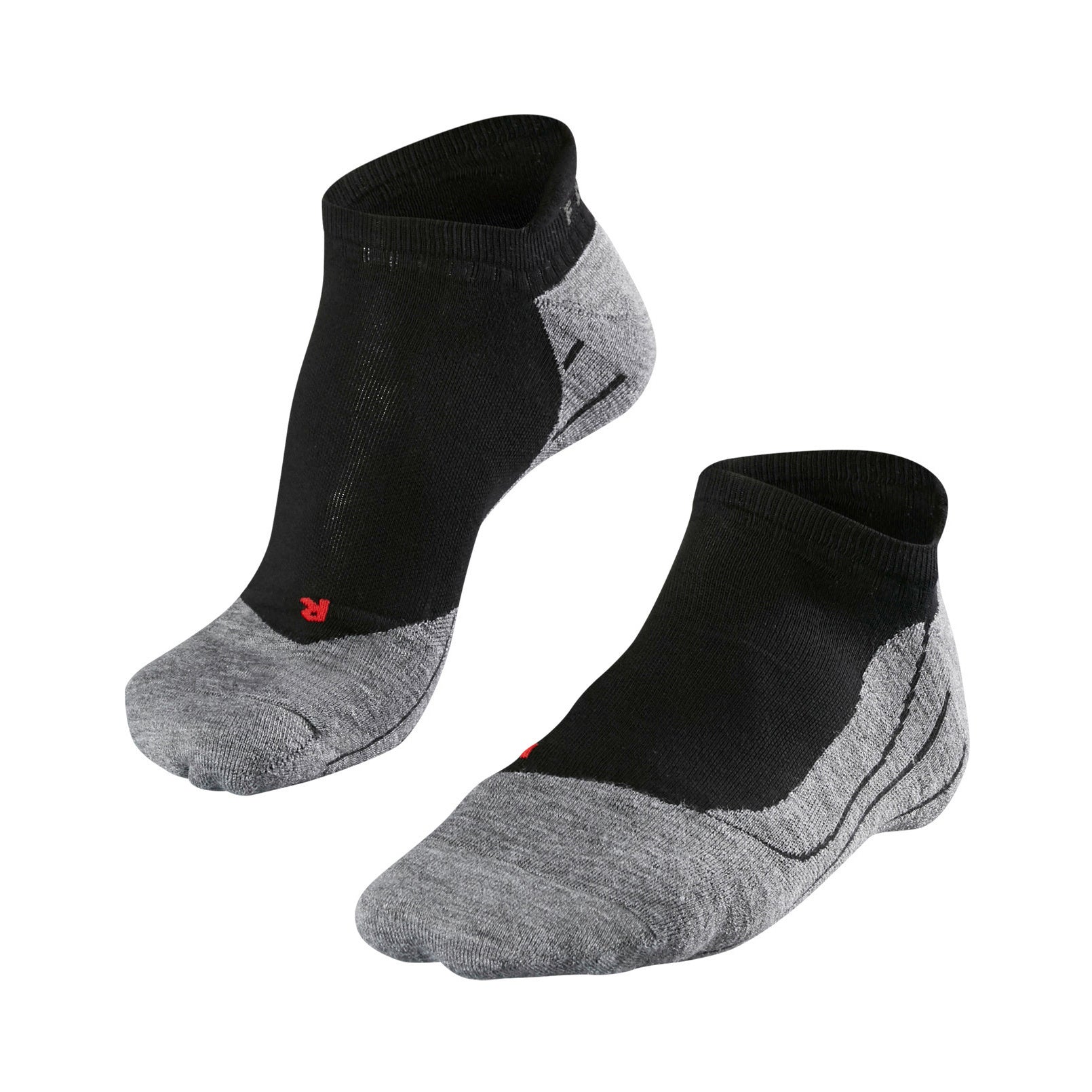 Falke RU4 Endurance Invisible Laufsocken Herren-Schwarz,Hellgrau