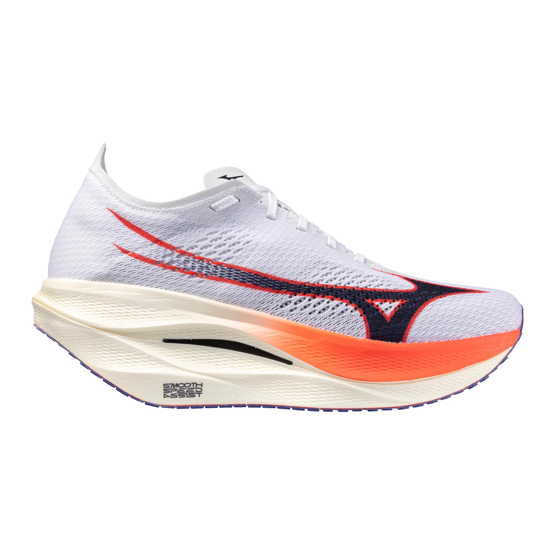 Mizuno Wave Rebellion Pro 3 Wettkampfschuh Herren-Weiß,Koralle