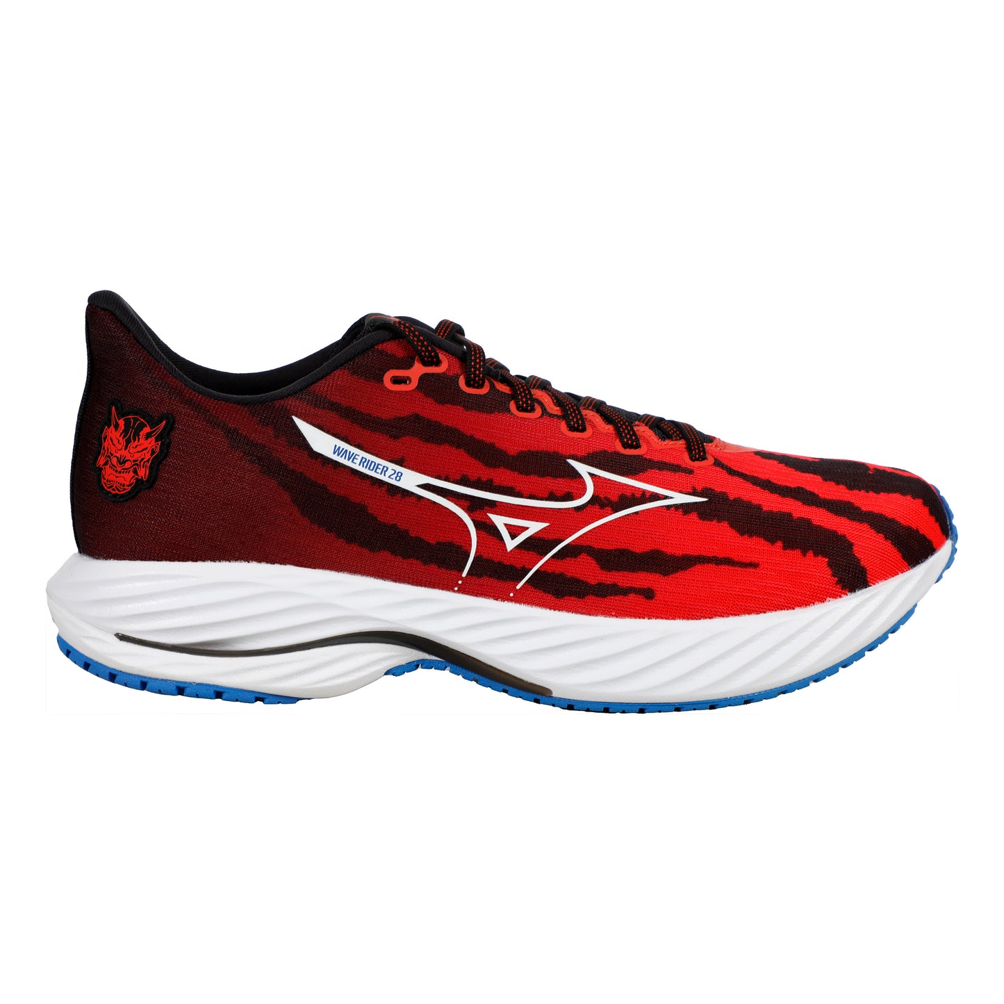 Mizuno Wave Rider 28 Neutralschuh Herren-Rot,Weiß