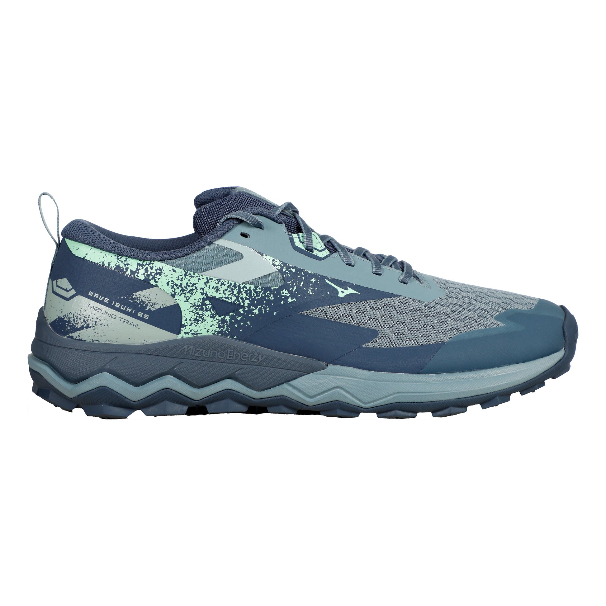 Mizuno Wave Ibuki 5 Trailschuh Herren-Petrol,Dunkelblau