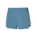 2in1 4.5 Laufshorts Damen - petrol,