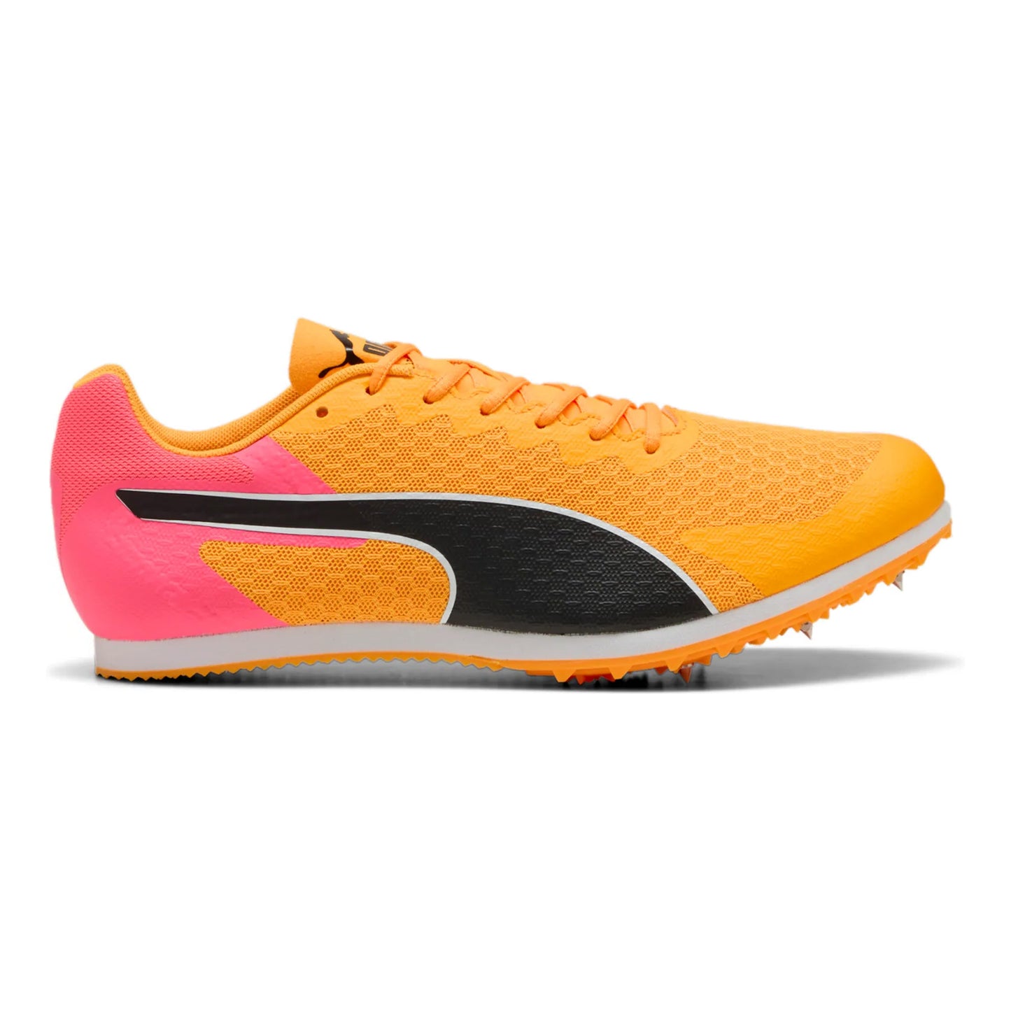 Puma evoSPEED Star 9 Spikeschuh Unisex-orange, schwarz
