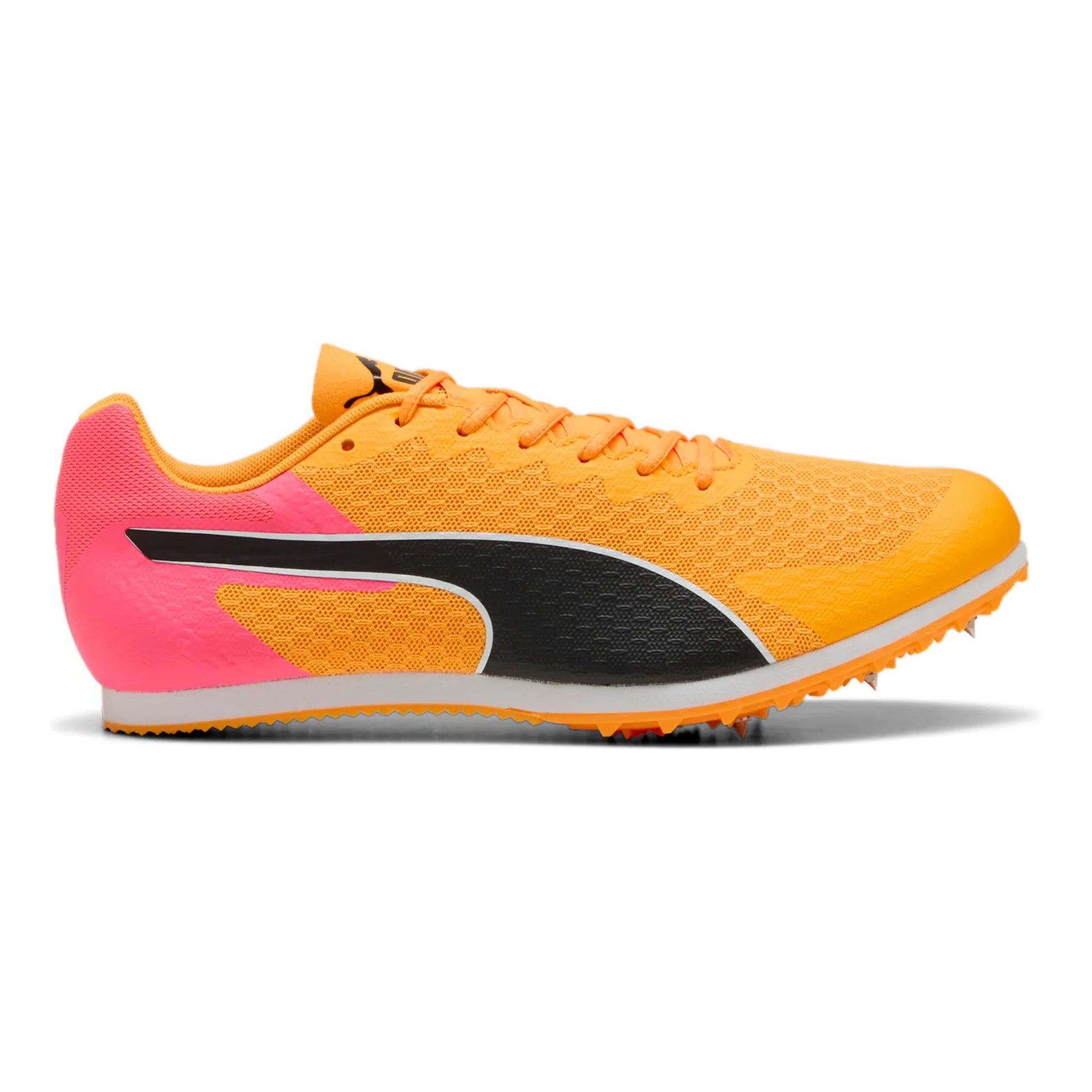Puma evoSPEED Star 9 Spikeschuh Unisex-orange, schwarz