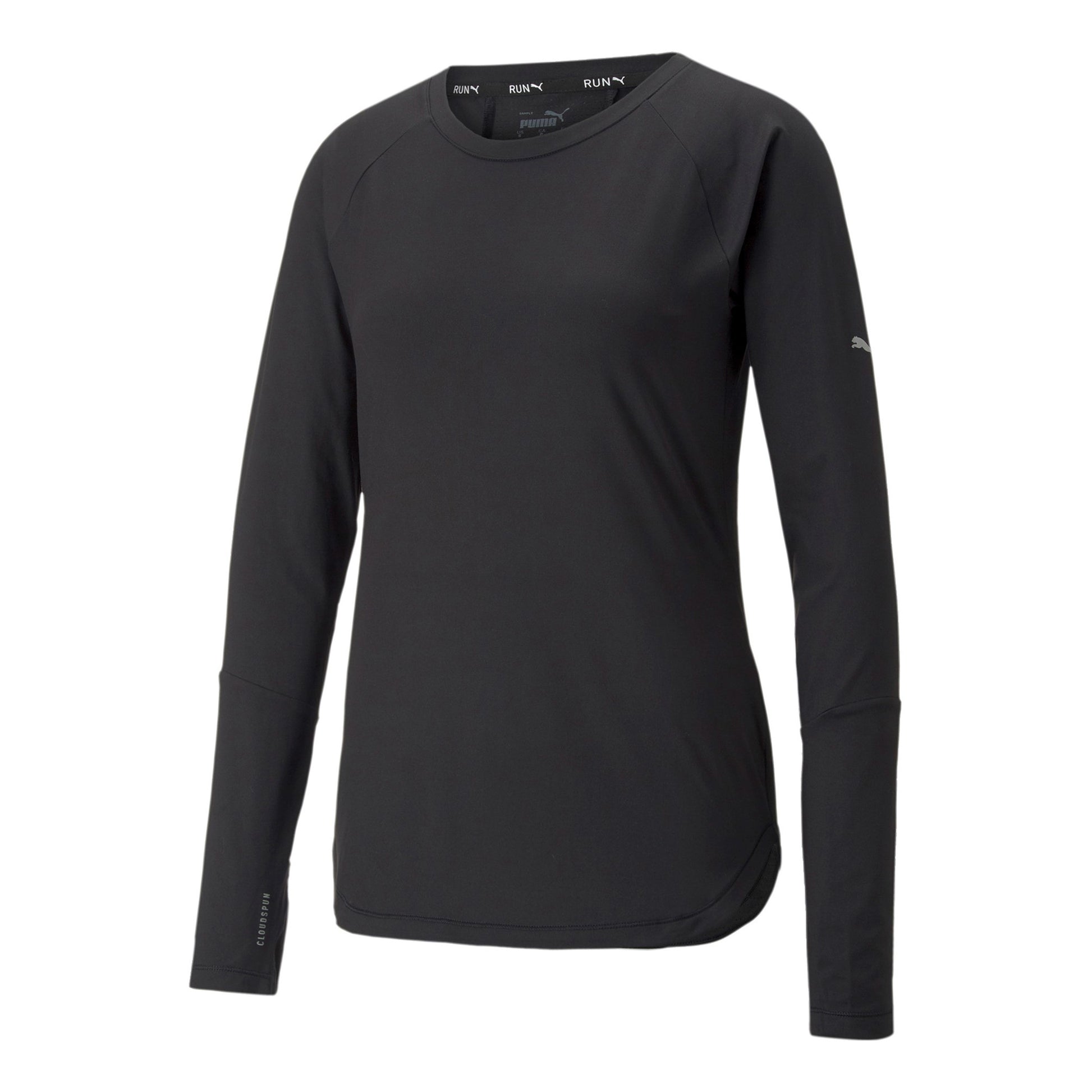 Puma Cloudspun Longsleeve Damen-Schwarz
