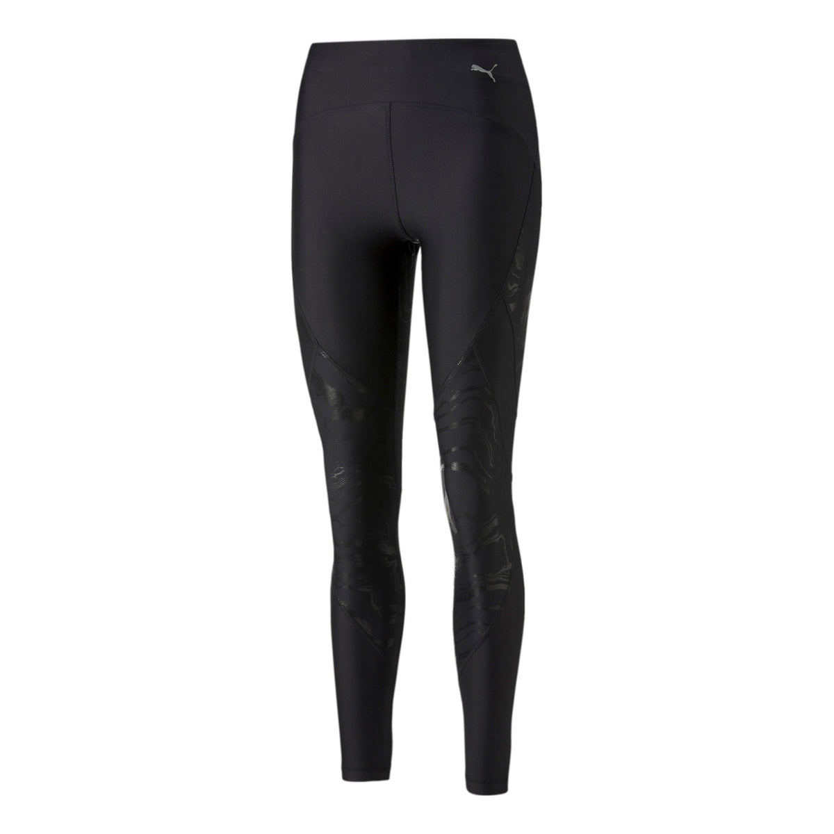 Puma Ultraform Highwaist Fleece Shine All Over Print Tight Damen-Schwarz